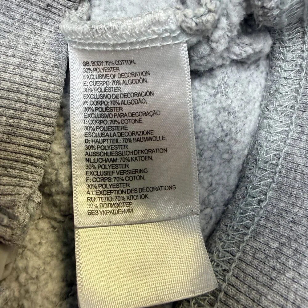 The North Face‎ Half Dome Full Zip Hoodie Men’s M Gray Logo GUC